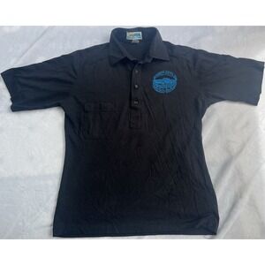Vintage Corvette‎ Thunder Vette Corvette Weekend Black Polo Size Medium